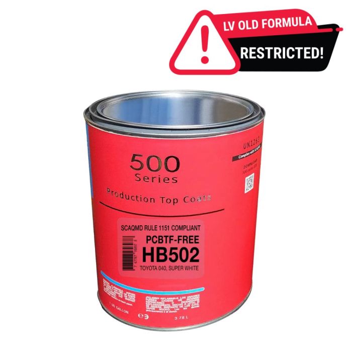 Base Coat Toyota 040 Super White (GL) 500 Series — LV Old Formula