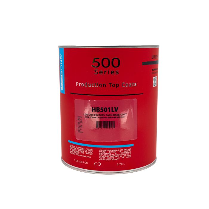 Base Coat Paint WA8555 Jet Black (GL) 500 Series — LV Old Formula